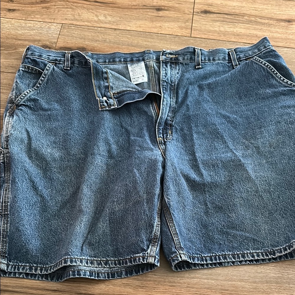 Carhartt Blue Denim Work Shorts